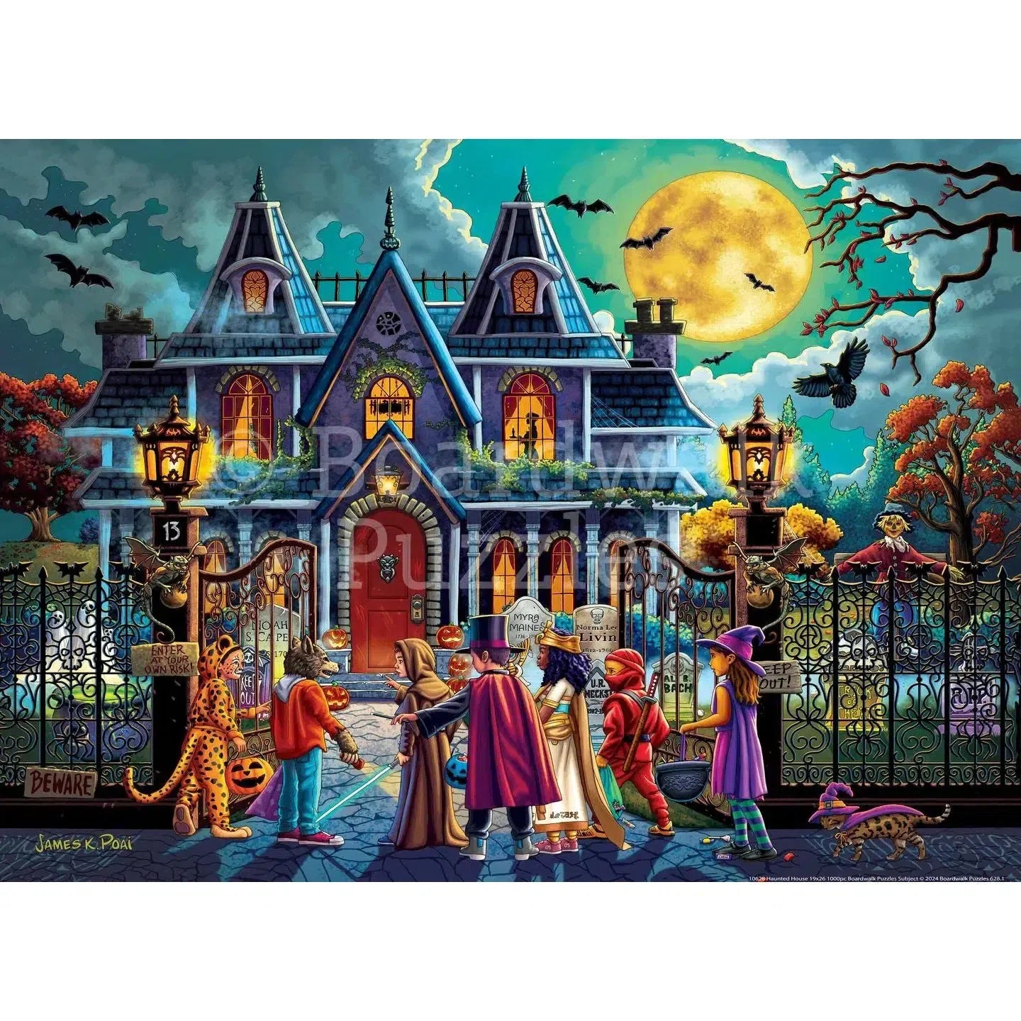 Haunted House 210 Piece Jigsaw Puzzle Boardwalk