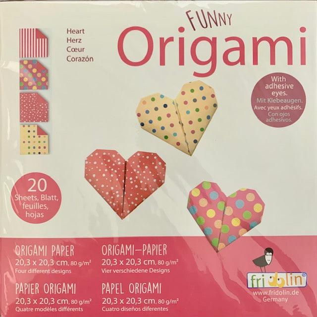 Heart Funny (20 cm) Origami Kit Fridolin