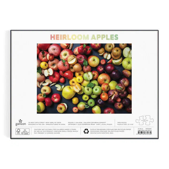 Heirloom Apples 1000 Piece Jigsaw Puzzle Galison