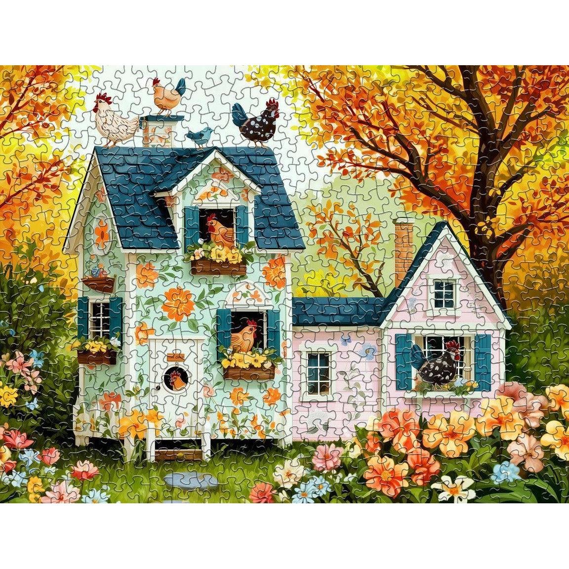 Hen House Hideaway 500 Piece Jigsaw Puzzle Springbok