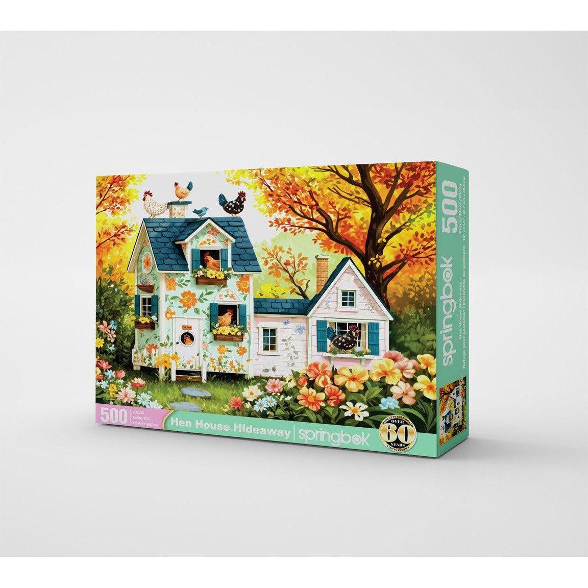Hen House Hideaway 500 Piece Jigsaw Puzzle Springbok