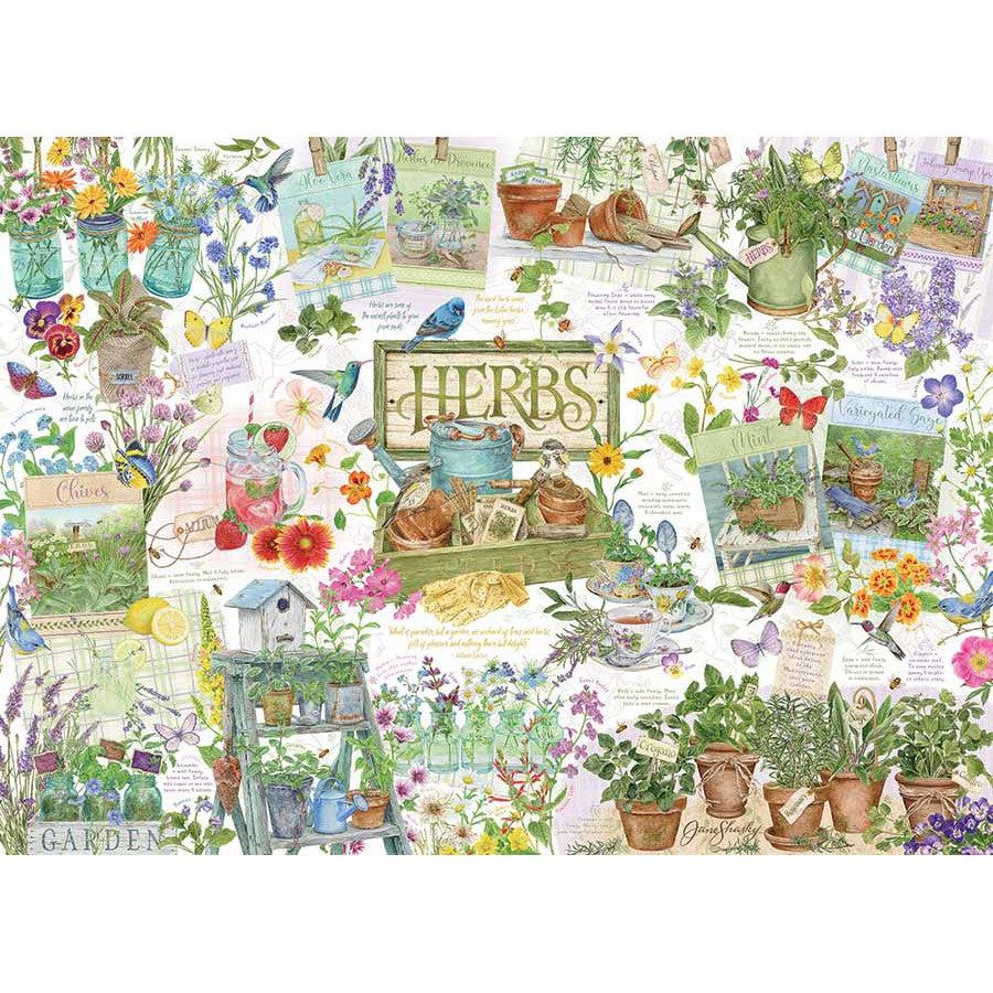 Herb Garden 1000 Piece Jigsaw Puzzle Cobble Hill