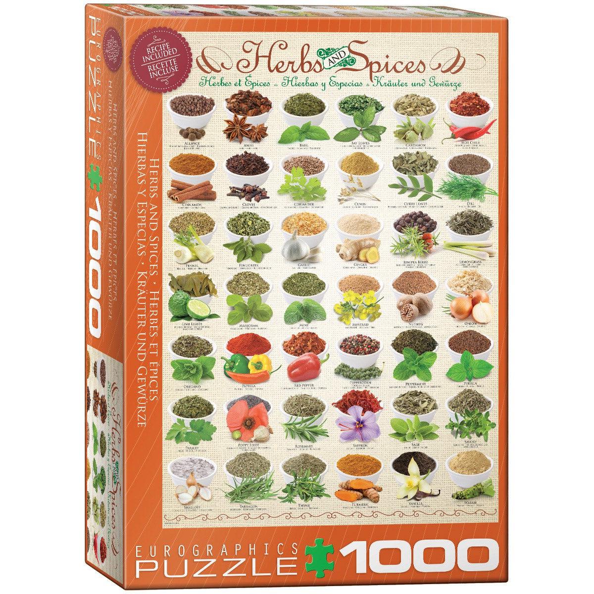 Herbs & Spices 1000 Piece Jigsaw Puzzle Eurographics