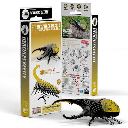 Hercules Beetle 3D Cardboard Model Kit Eugy