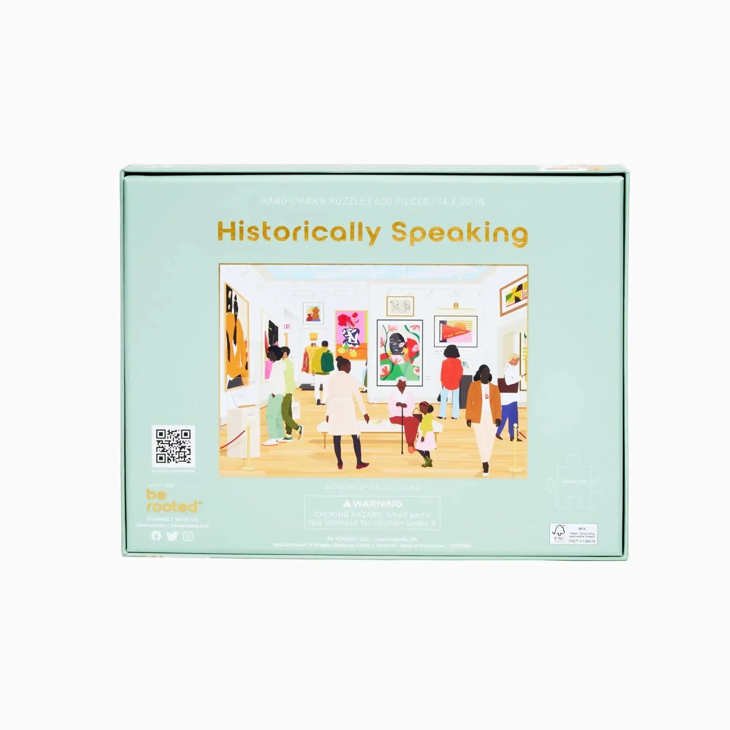 Historically Speaking 500 Piece Soft Touch Jigsaw Puzzle Be Rooted