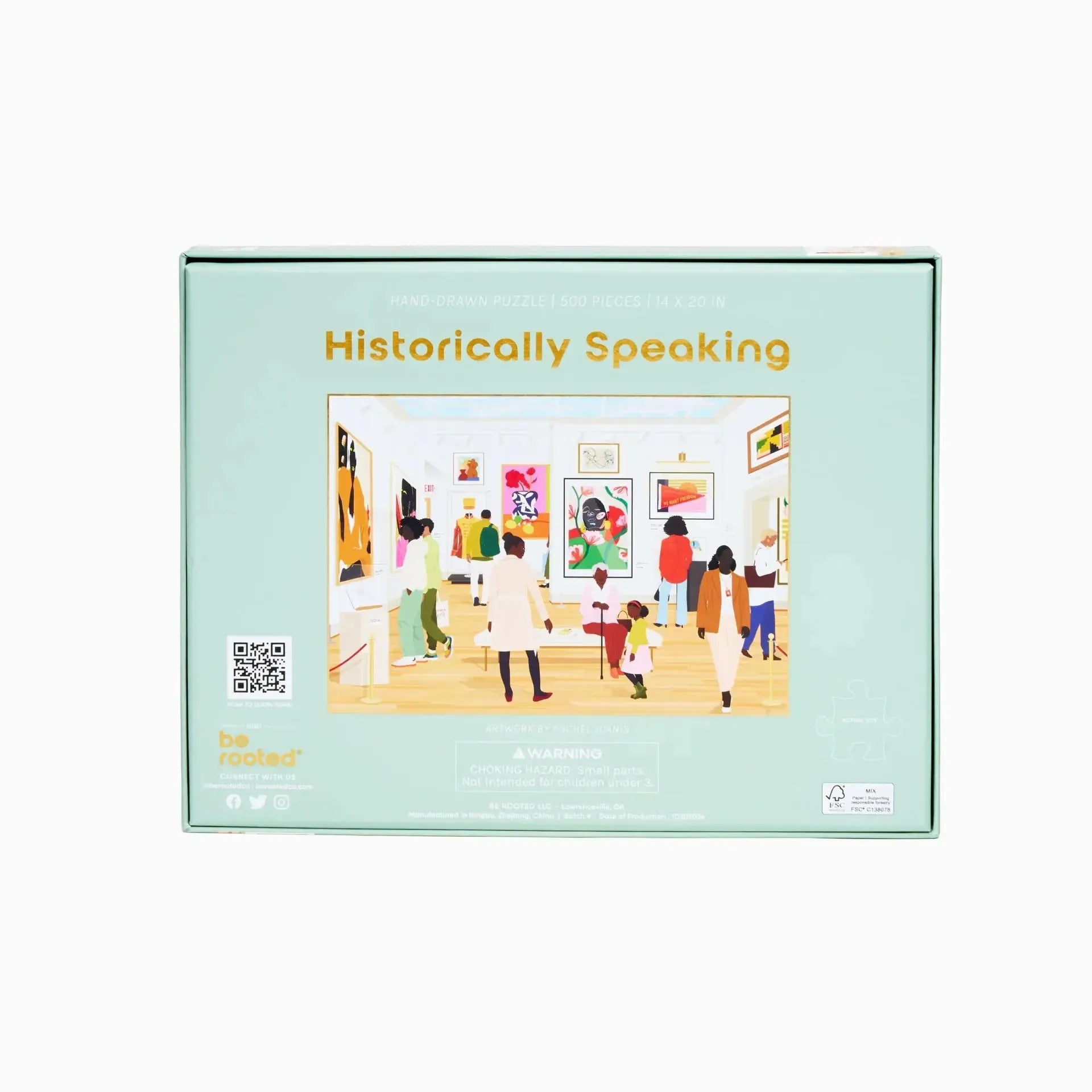 Historically Speaking 500 Piece Soft Touch Jigsaw Puzzle Be Rooted