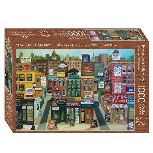 Hoboken Medley 1000 Piece Soft Touch Jigsaw Puzzle Crown Point