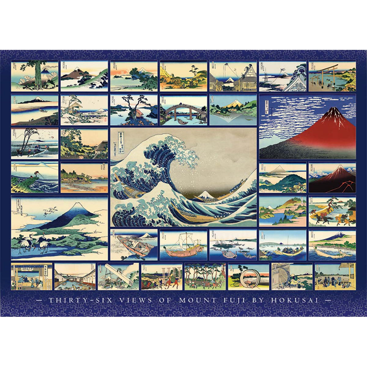 Hokusai 1000 Piece Jigsaw Puzzle Cobble Hill