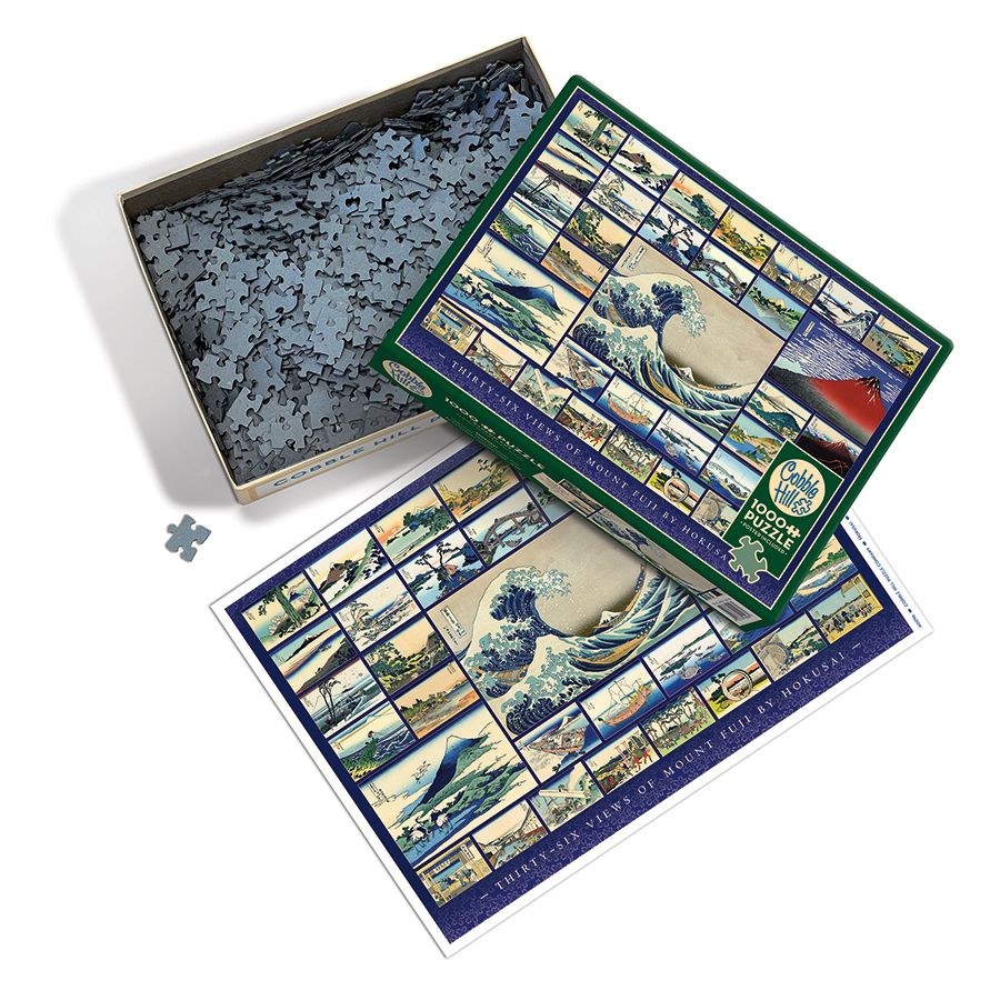 Hokusai 1000 Piece Jigsaw Puzzle Cobble Hill