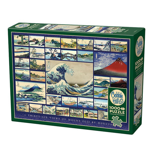 Hokusai 1000 Piece Jigsaw Puzzle Cobble Hill