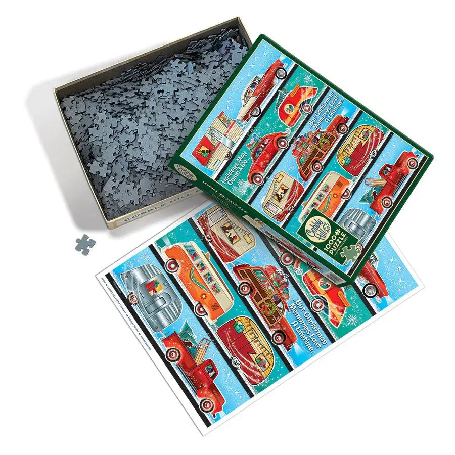 Holiday Hustle 1000 Piece Jigsaw Puzzle Cobble Hill