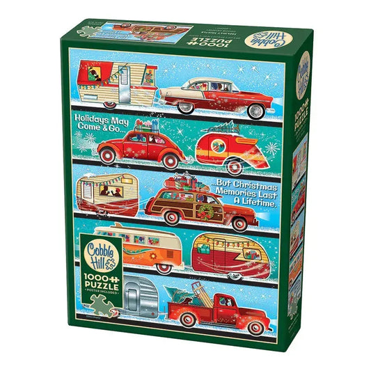 Holiday Hustle 1000 Piece Jigsaw Puzzle Cobble Hill