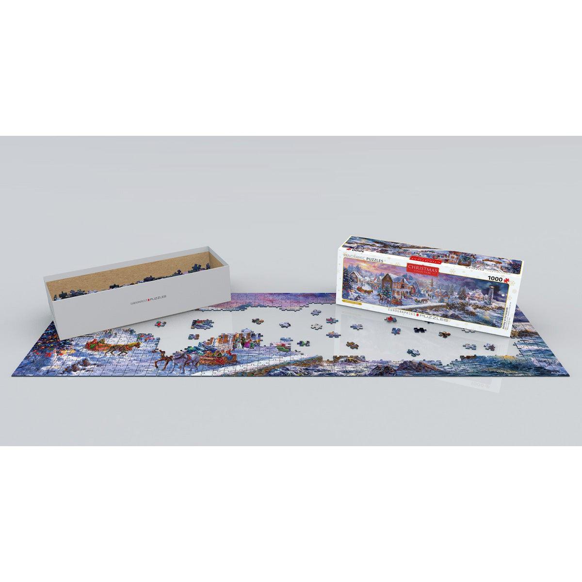 Holiday at the Seaside 1000 Piece Panoramic Jigsaw Puzzle Eurographics