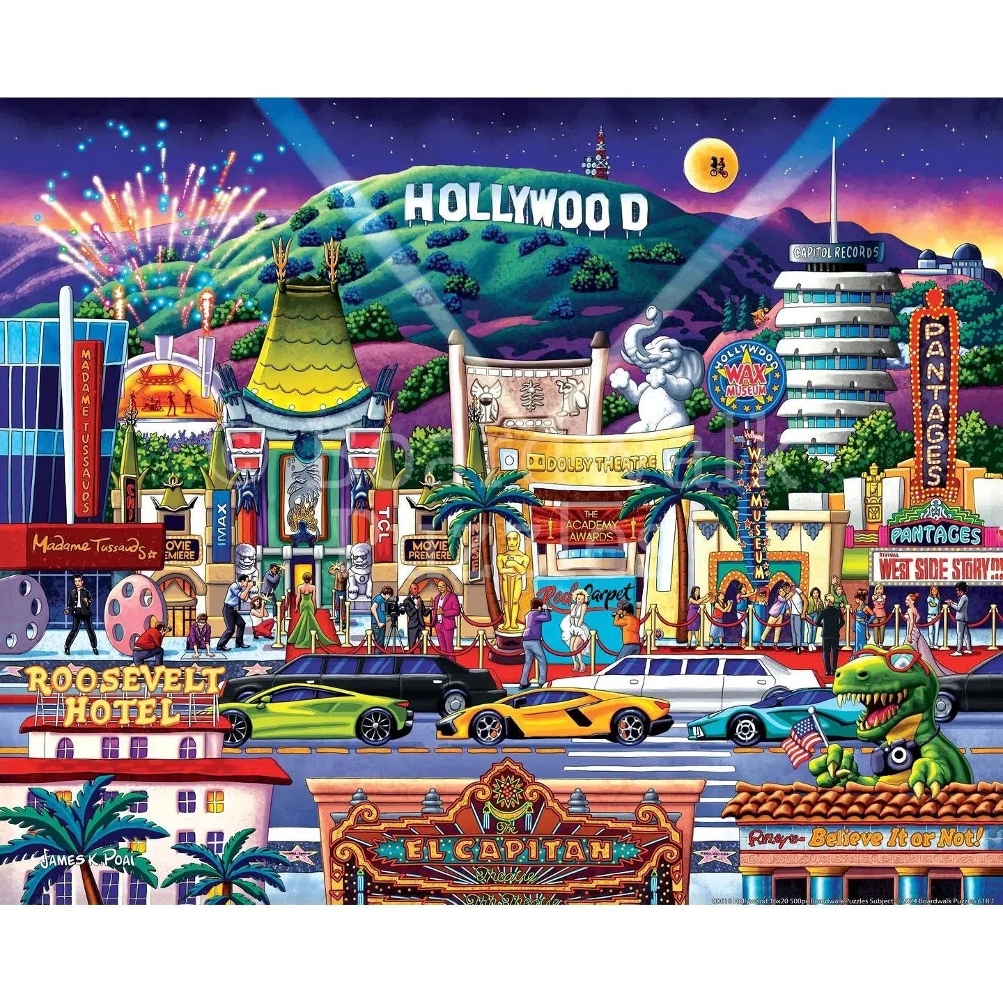 Hollywood 210 Piece Jigsaw Puzzle Boardwalk