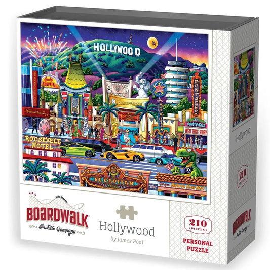 Hollywood 210 Piece Jigsaw Puzzle Boardwalk