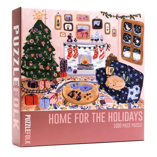 Home for the Holidays 1000 Piece Jigsaw Puzzle PuzzleFolk