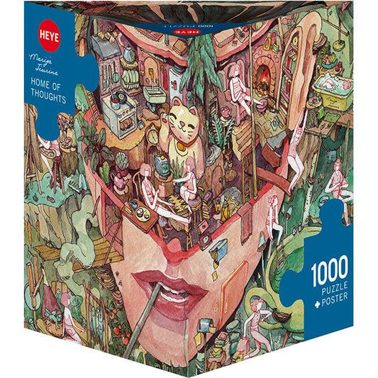 Home of Thoughts 1000 Piece Jigsaw Puzzle Heye