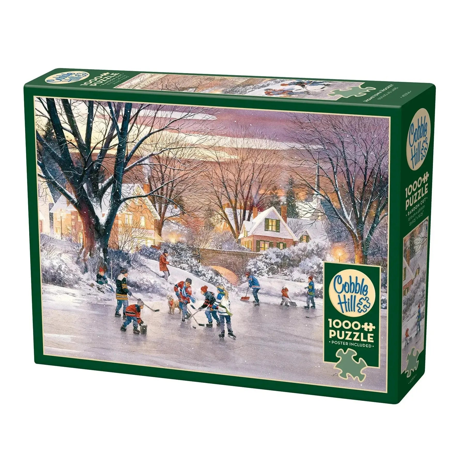 Hometown Hockey 1000 Piece Jigsaw Puzzle Cobble Hill
