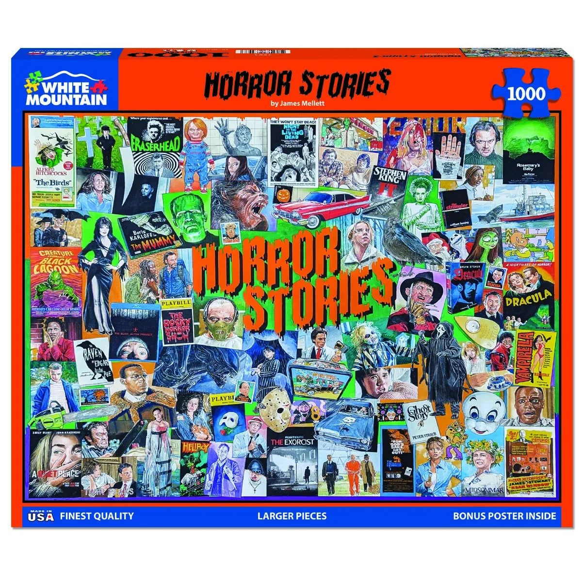 Horror Stories 1000 Piece Jigsaw Puzzle White Mountain