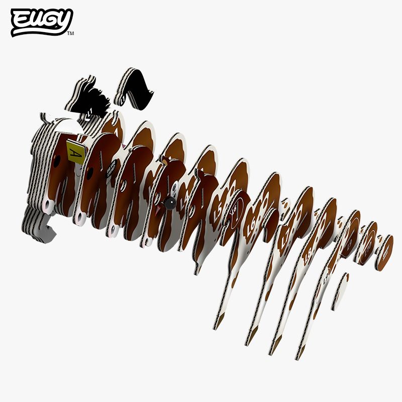 Horse 3D Cardboard Model Kit Eugy