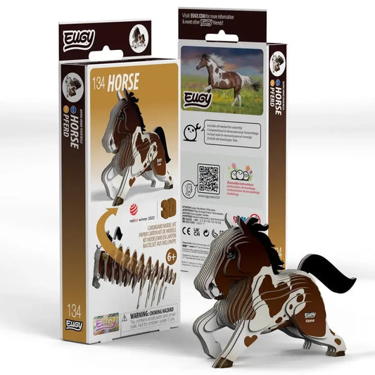 Horse 3D Cardboard Model Kit Eugy
