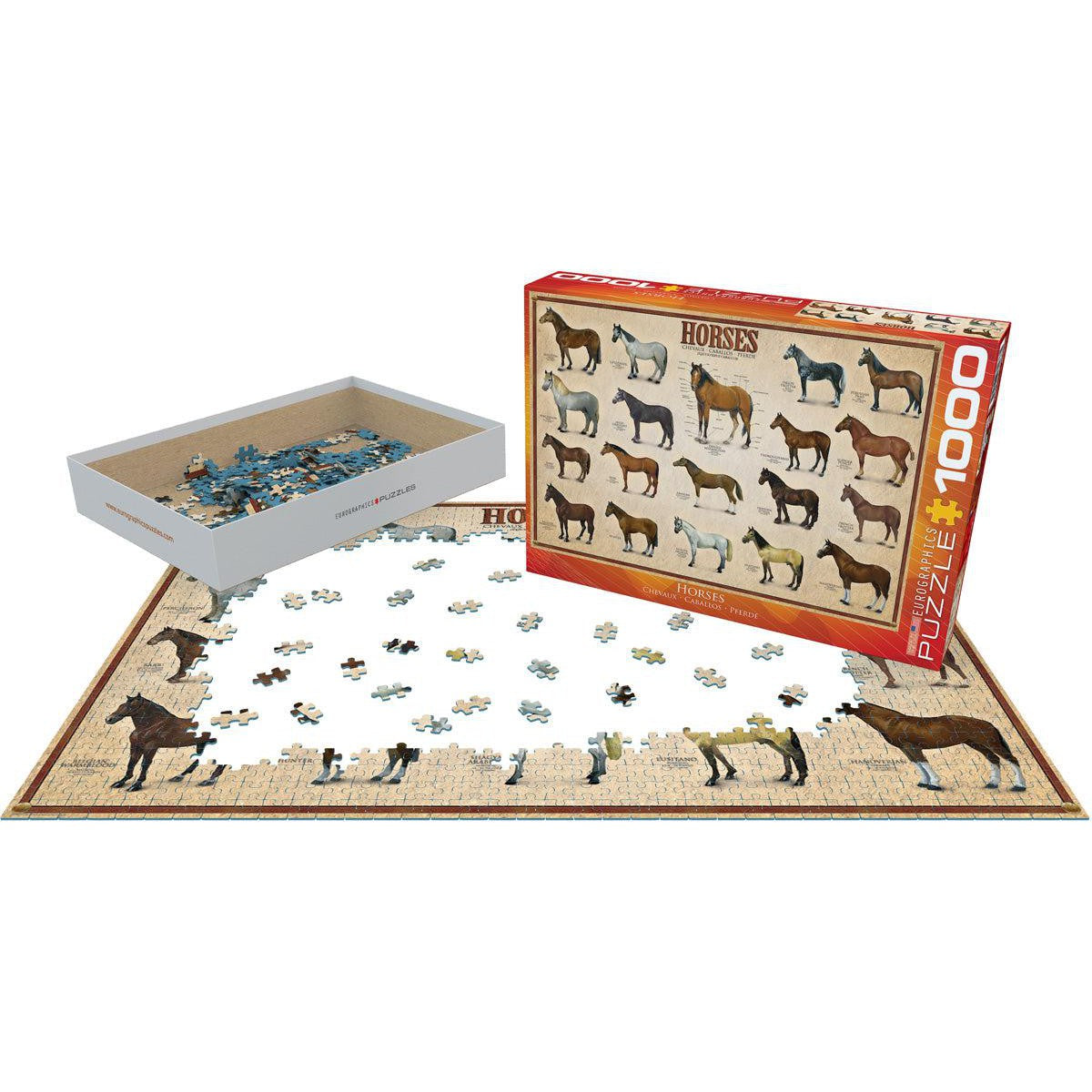 Horses 1000 Piece Jigsaw Puzzle Eurographics