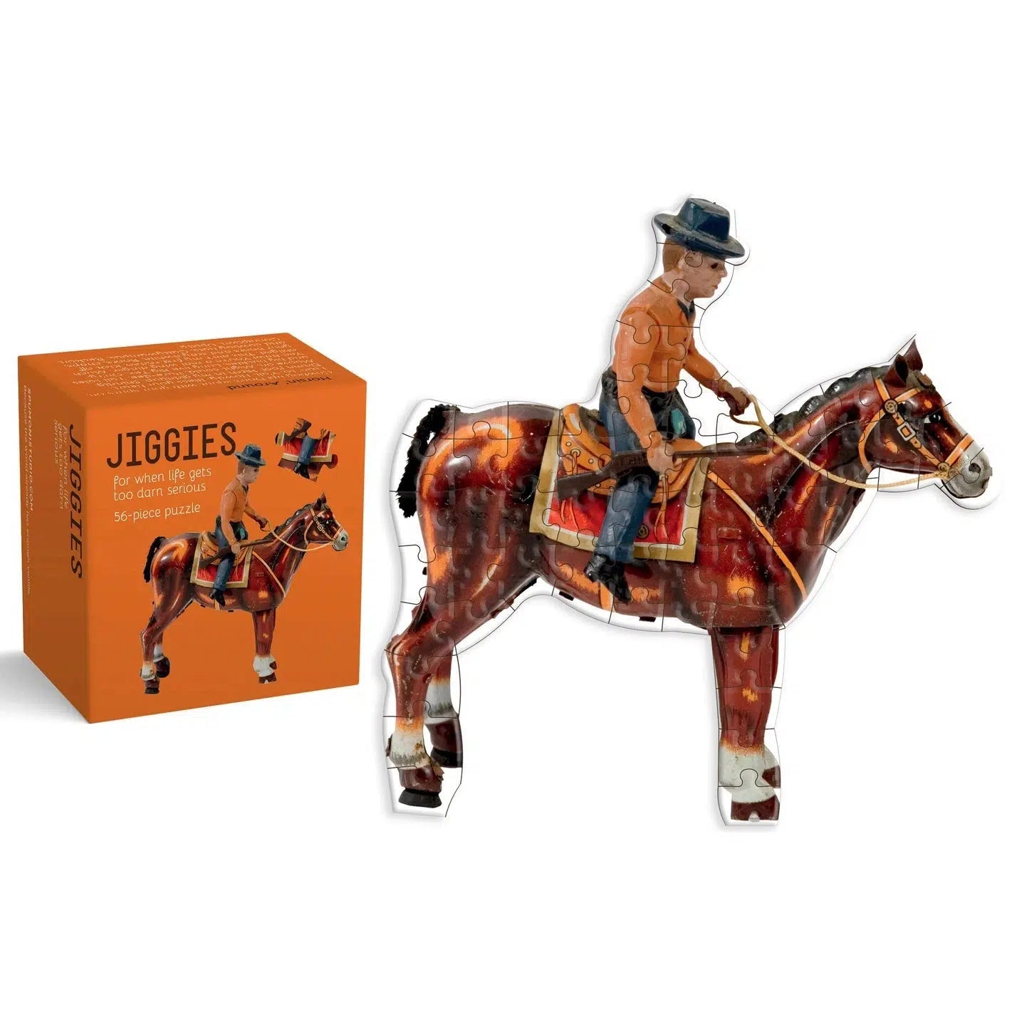 Horsin' Around 56 Piece Mini Jigsaw Puzzle Gibbs Smith