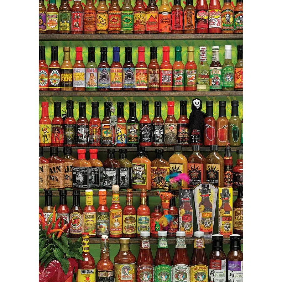 Hot Hot Sauce 1000 Piece Jigsaw Puzzle Cobble Hill