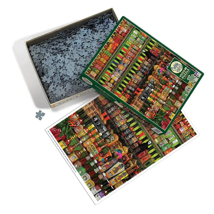 Hot Hot Sauce 1000 Piece Jigsaw Puzzle Cobble Hill