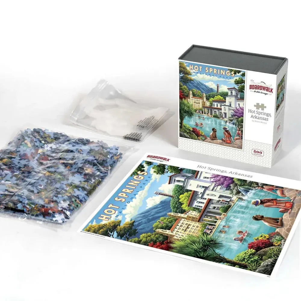 Hot Springs Arkansas 500 Piece Jigsaw Puzzle Boardwalk