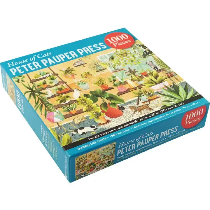 House of Cats 1000 Piece Jigsaw Puzzle Peter Pauper