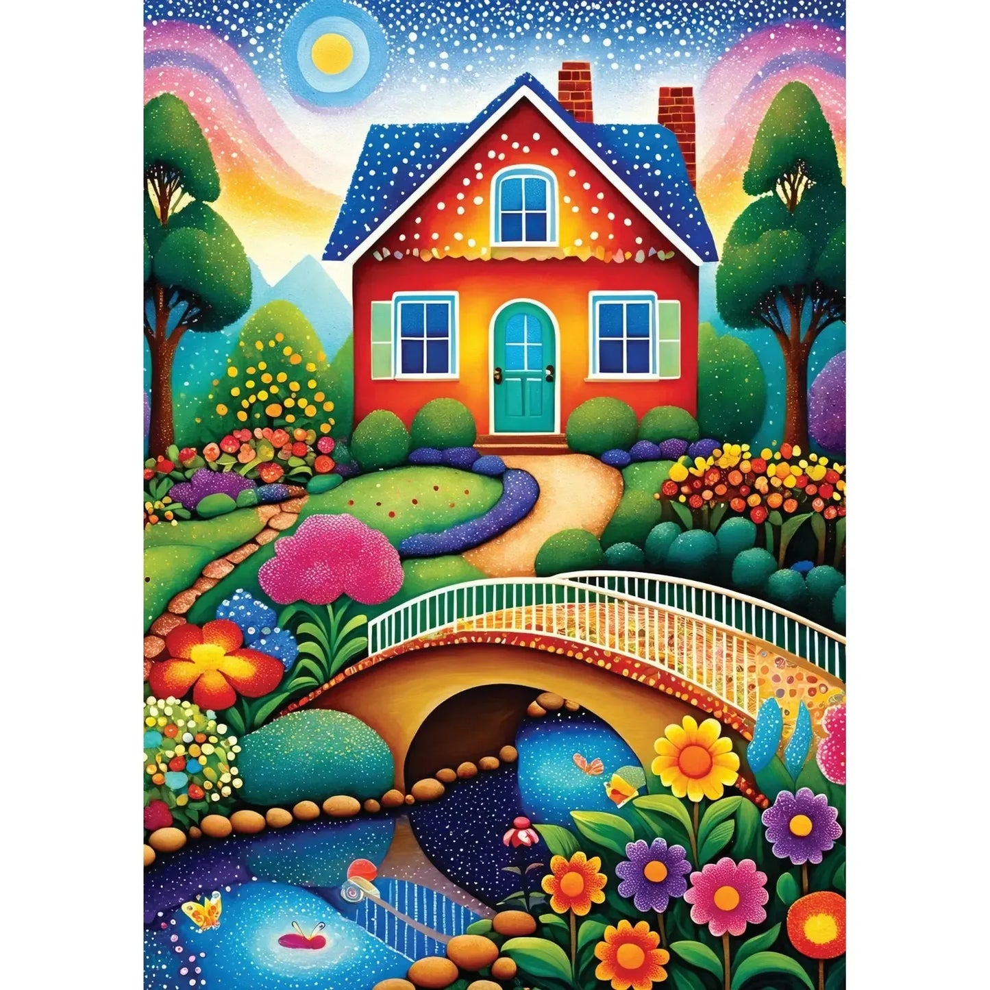 House of Colors 1000 Piece Jigsaw Puzzle Enjoy