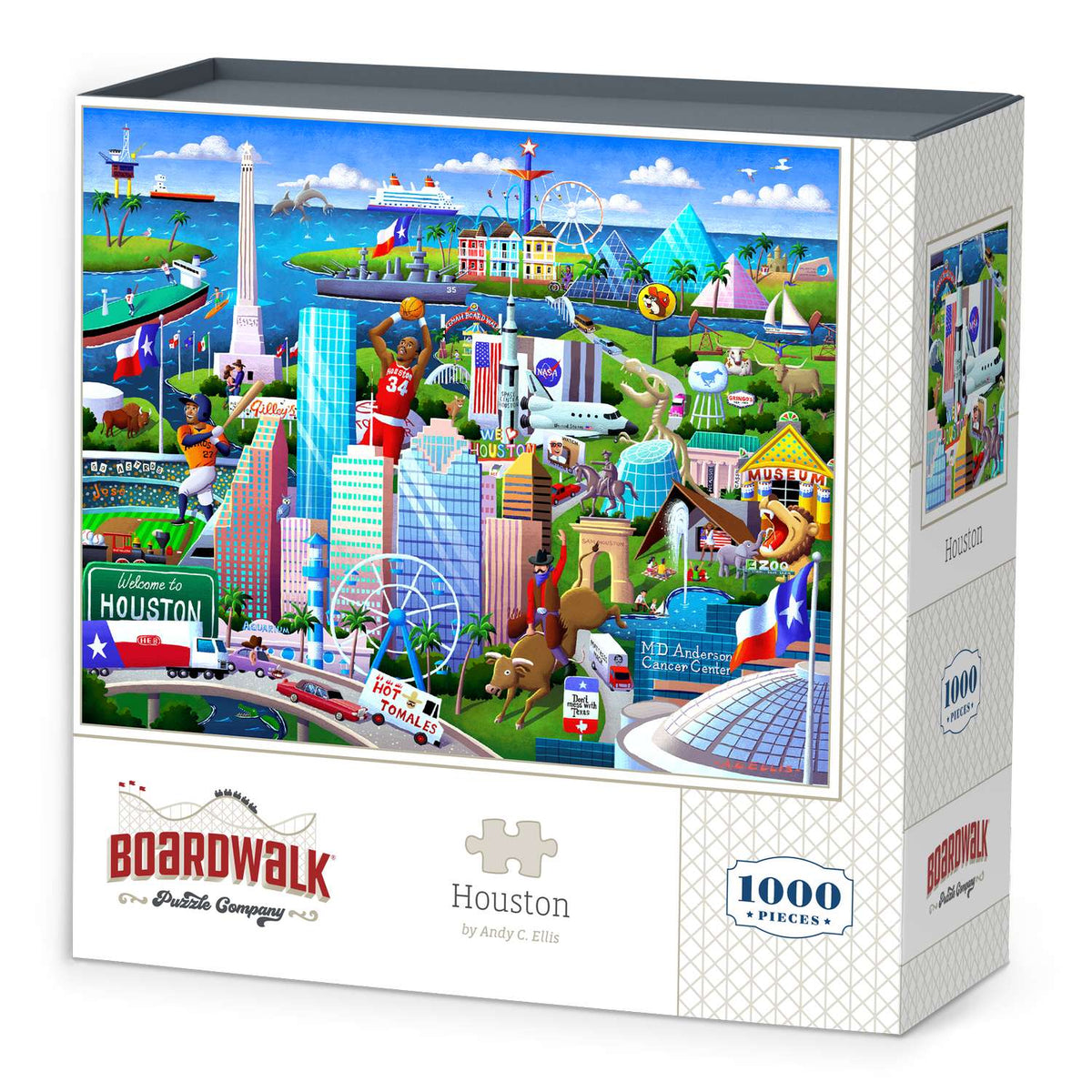 Houston Texas 1000 Piece Jigsaw Puzzle Boardwalk