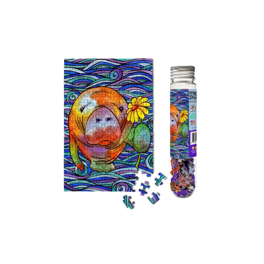 Hue Manatee 150 Piece Mini Jigsaw Puzzle Micro Puzzles