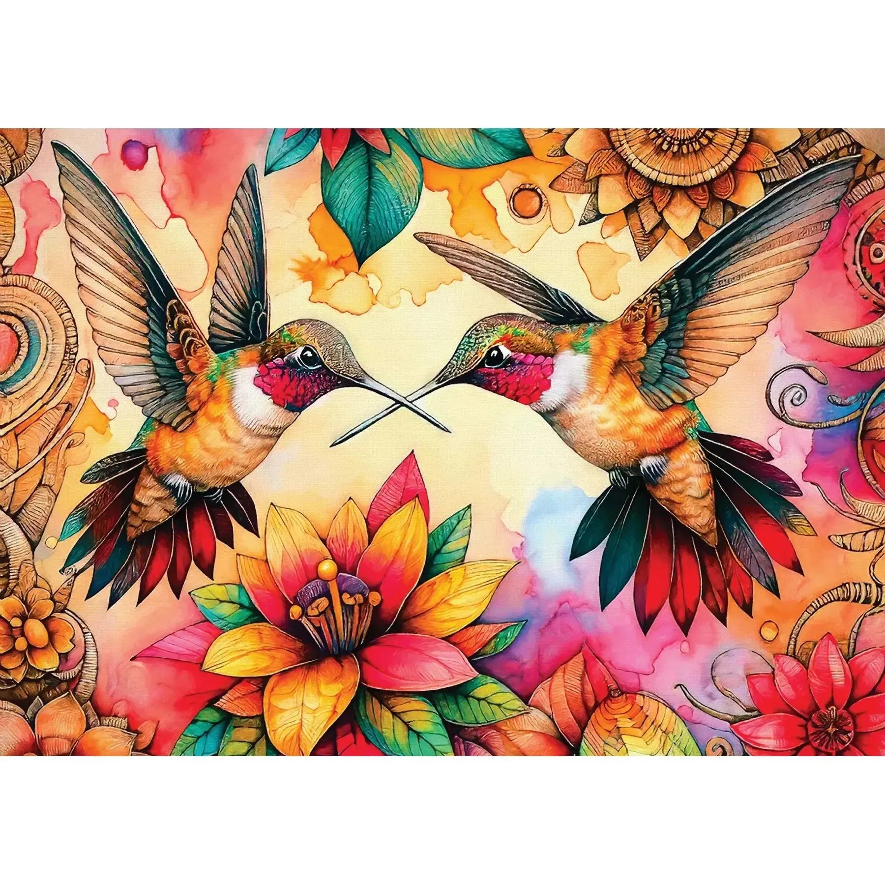 Hummingbird Haven 1000 Piece Jigsaw Puzzle Enjoy