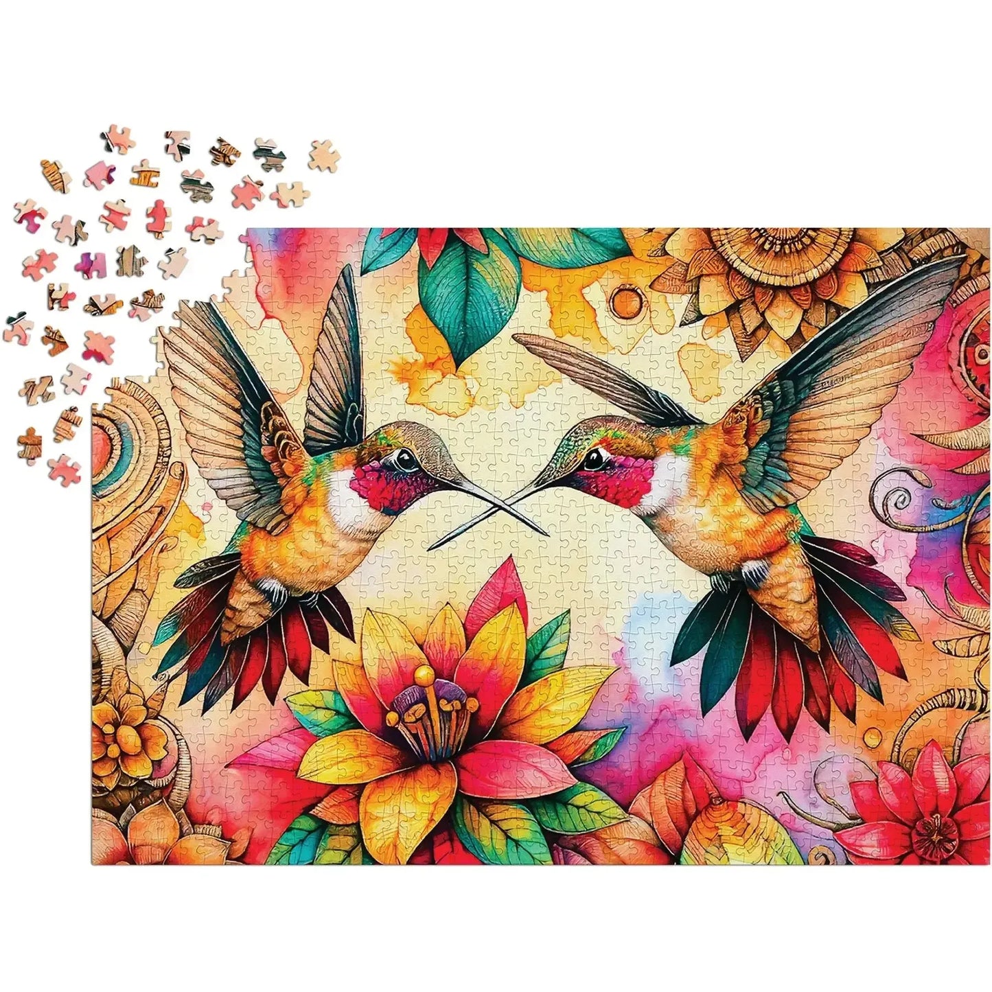 Hummingbird Haven 1000 Piece Jigsaw Puzzle Enjoy