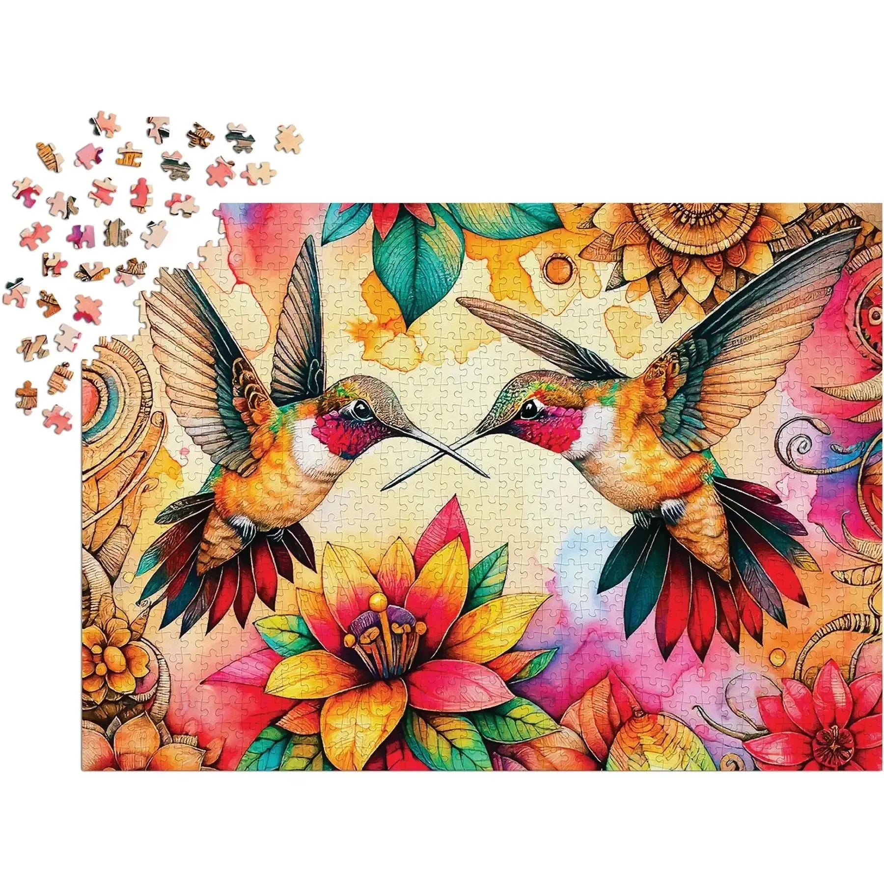 Hummingbird Haven 1000 Piece Jigsaw Puzzle Enjoy