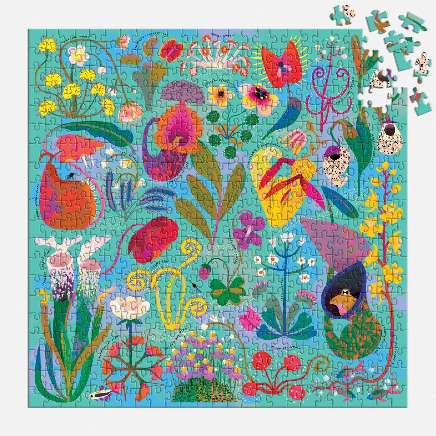 Hungry Plants 500 Piece Jigsaw Puzzle Mudpuppy