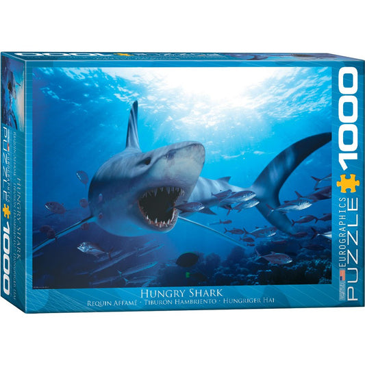 Hungry Shark 1000 Piece Jigsaw Puzzle Eurographics