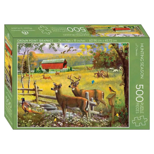 Hunting Season 500 Piece Soft Touch Jigsaw Puzzle Crown Point