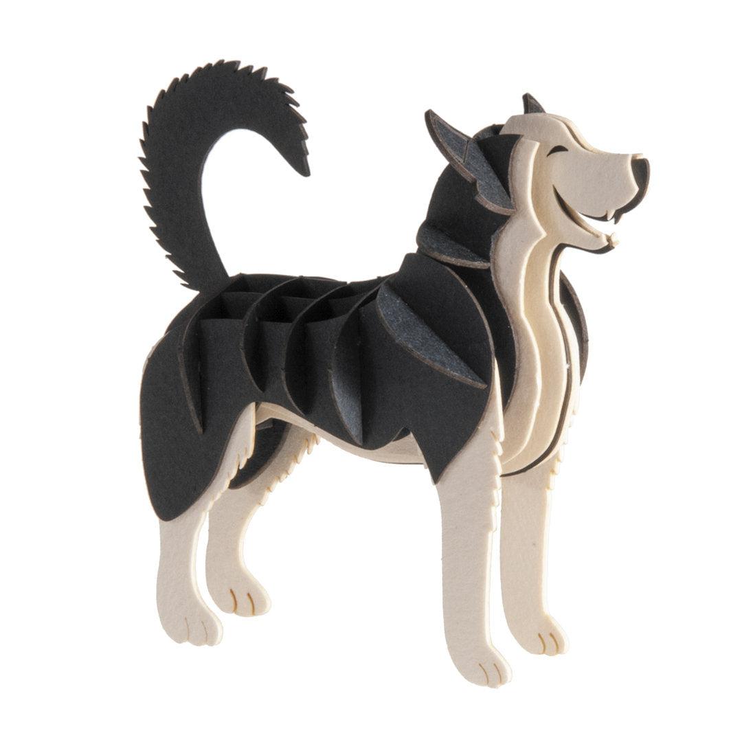 Husky 3D Cardboard Model Kit Fridolin