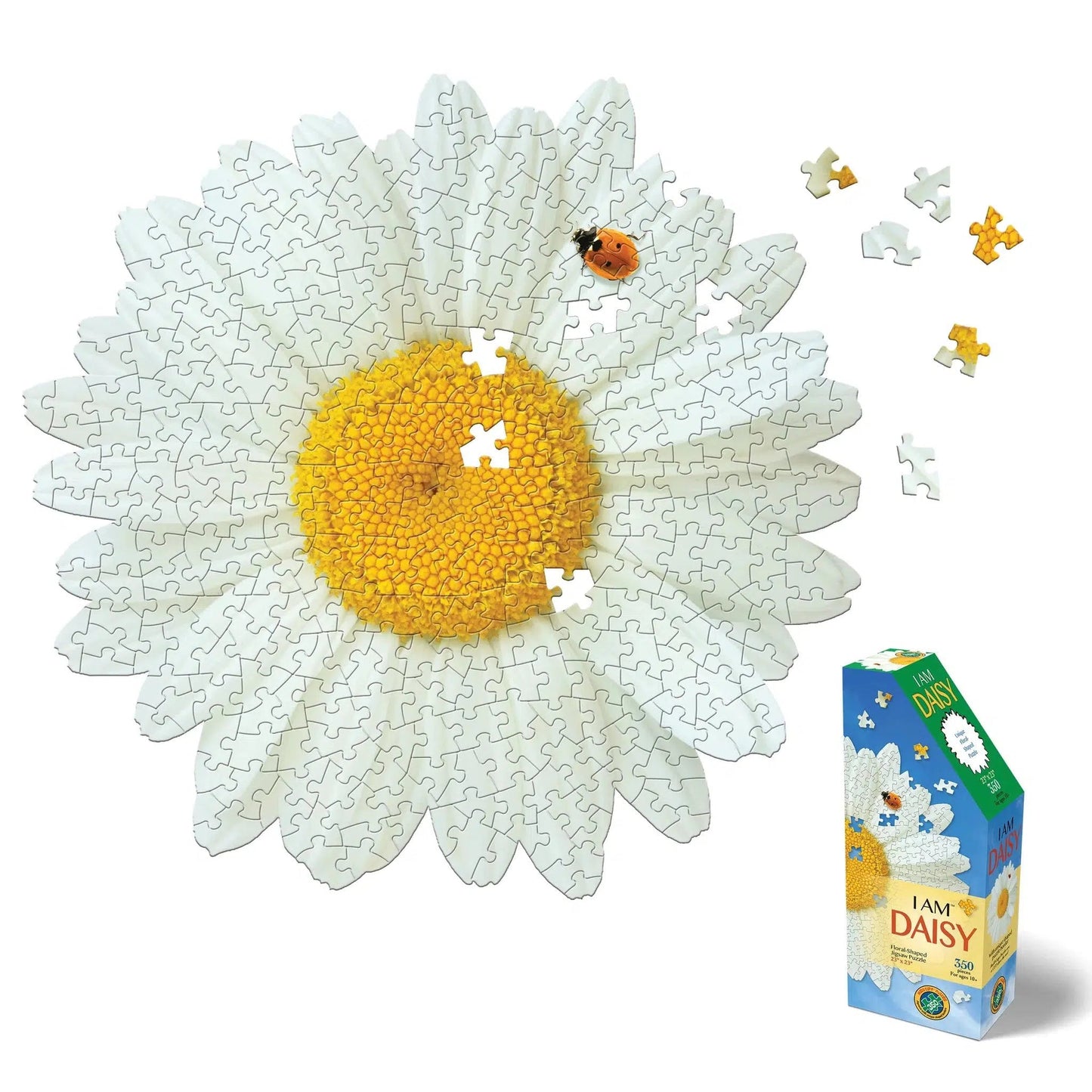 I Am Daisy 350 Piece Floral Shaped Jigsaw Puzzle Madd Capp