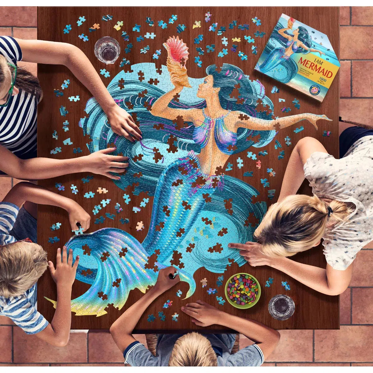 I Am Mermaid 1000 Piece Unique Shaped Jigsaw Puzzle Madd Capp