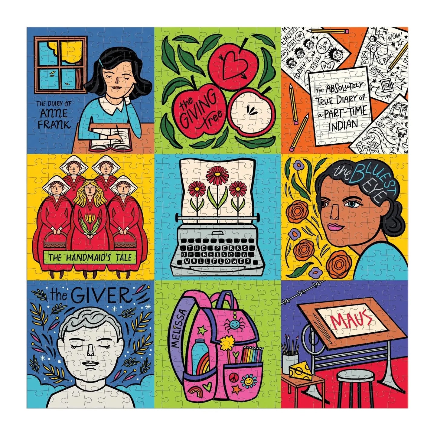 I Read Banned Books 500 Piece Jigsaw Puzzle Mudpuppy