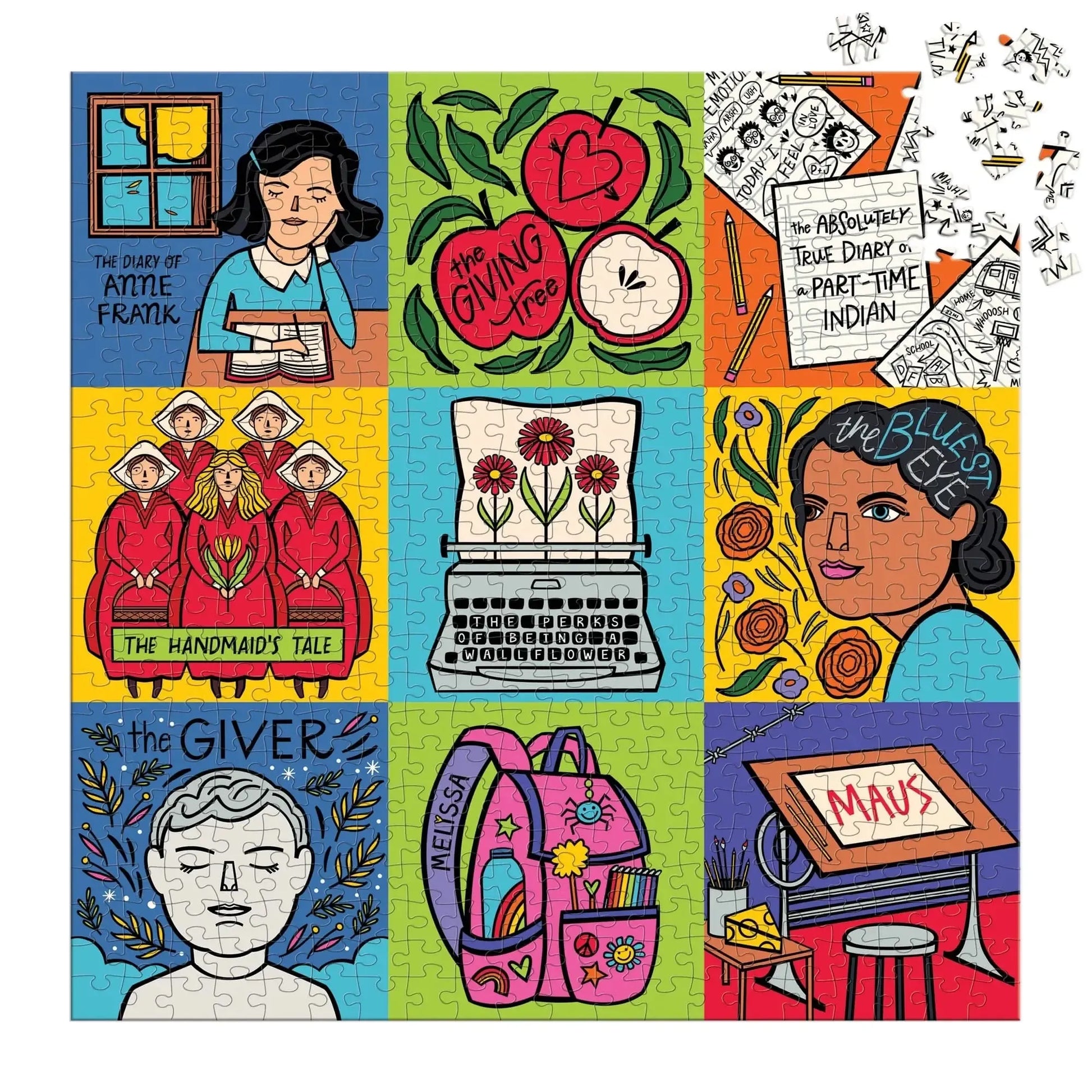 I Read Banned Books 500 Piece Jigsaw Puzzle Mudpuppy