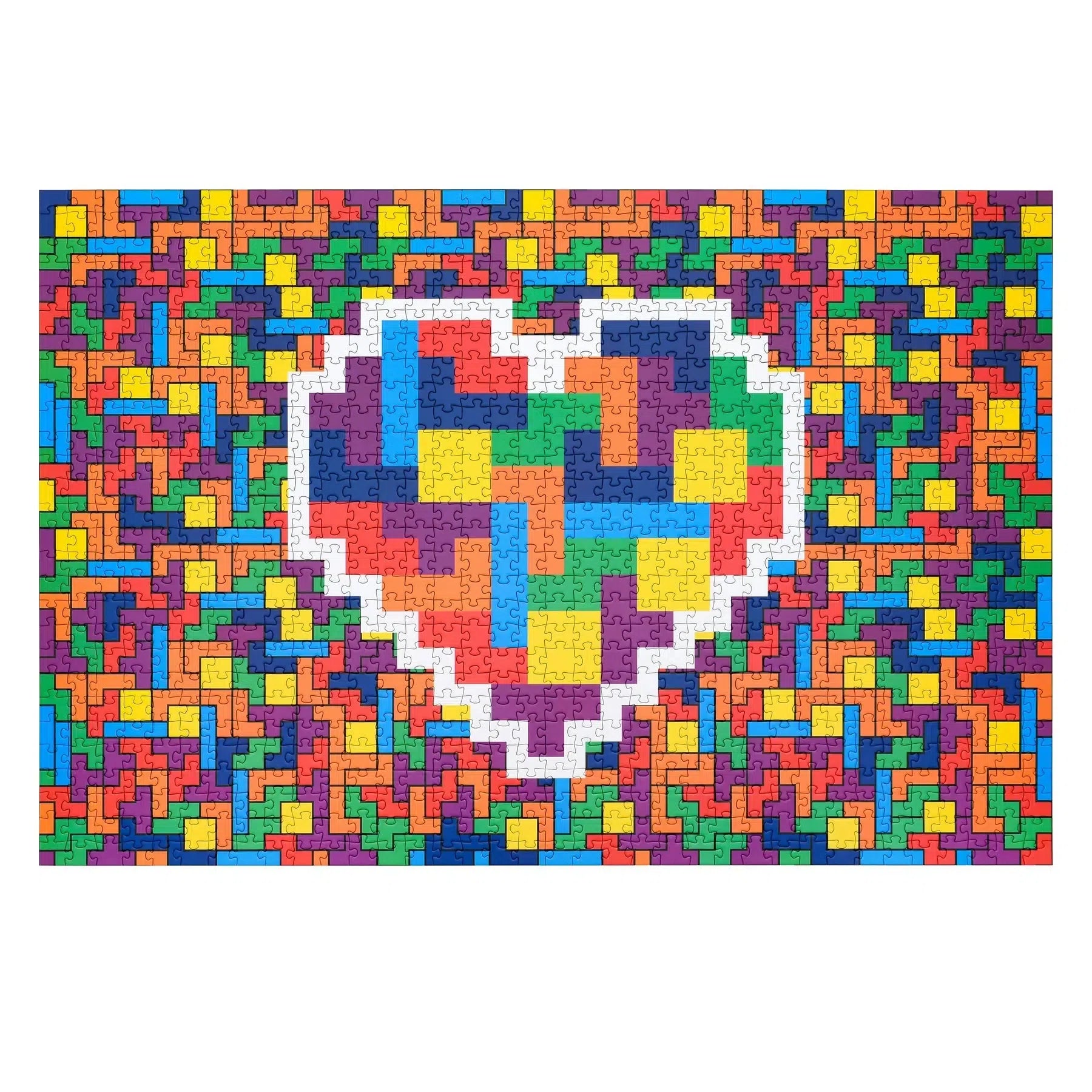 I ❤️ Tetris® 1000 Piece Premium Jigsaw Puzzle Blue Kazoo