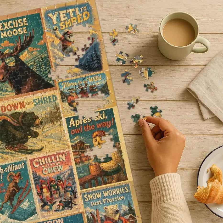 In Cool Company 500 Piece Jigsaw Puzzle Whimsigo