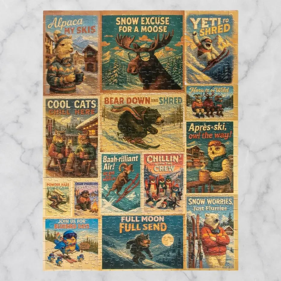 In Cool Company 500 Piece Jigsaw Puzzle Whimsigo