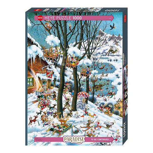 In Winter Paradise 1000 Piece Jigsaw Puzzle Heye