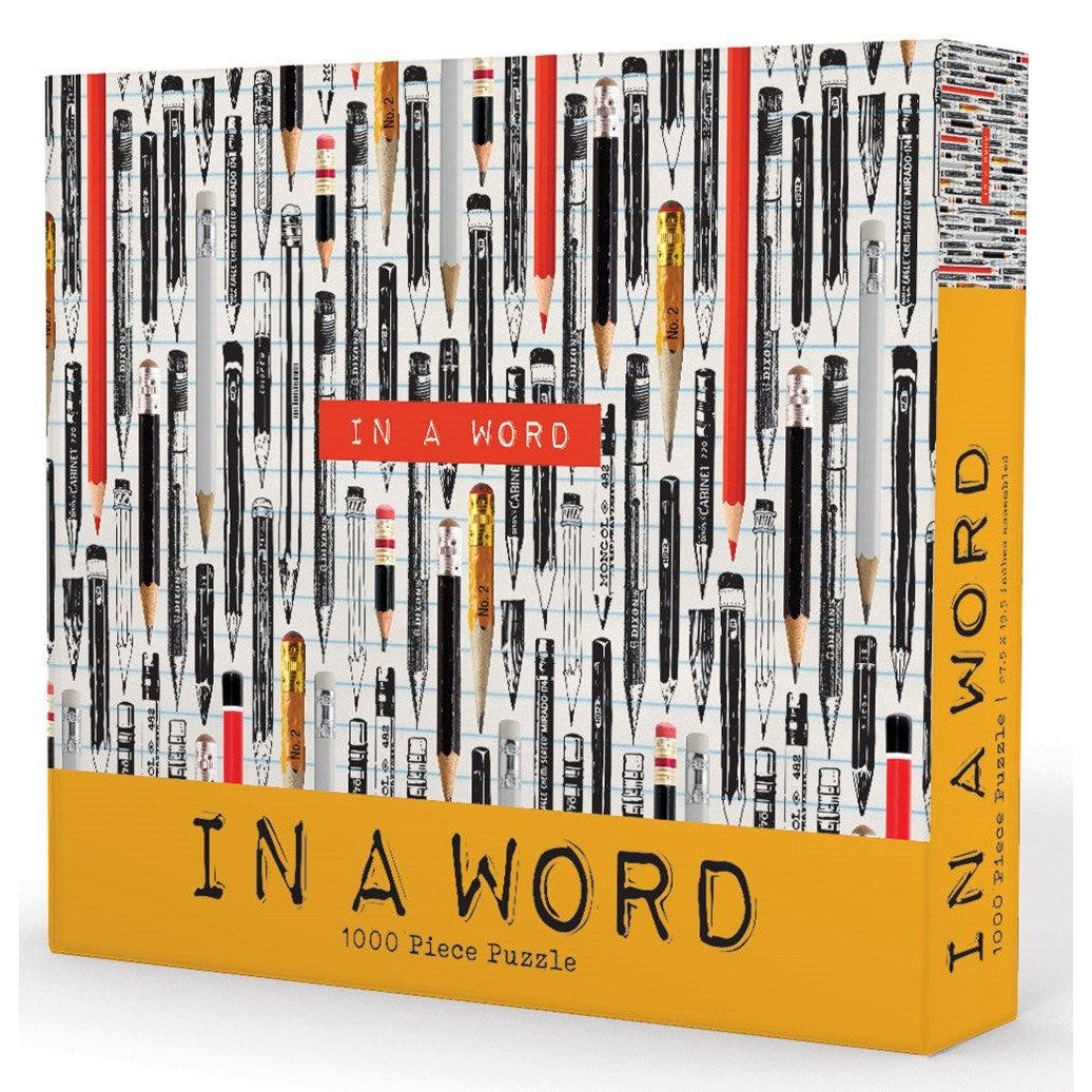 In a Word 1000 Piece Jigsaw Puzzle Gibbs Smith